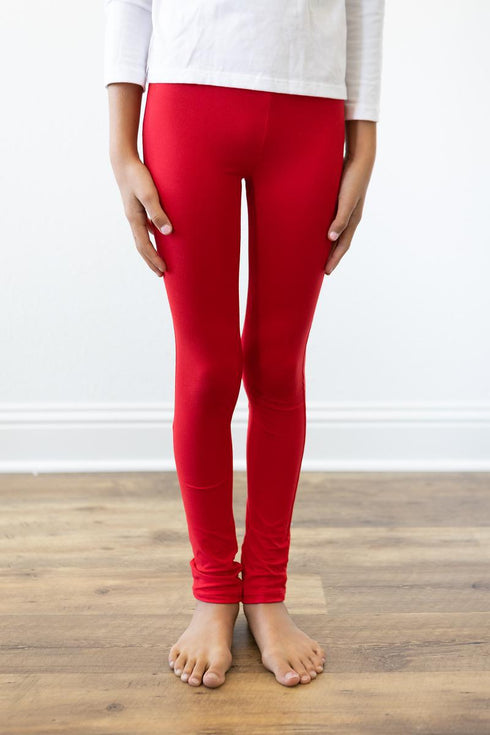 red-leggings Mila &  Rose - Sophia's Style-Red Leggings-6-12M--1
